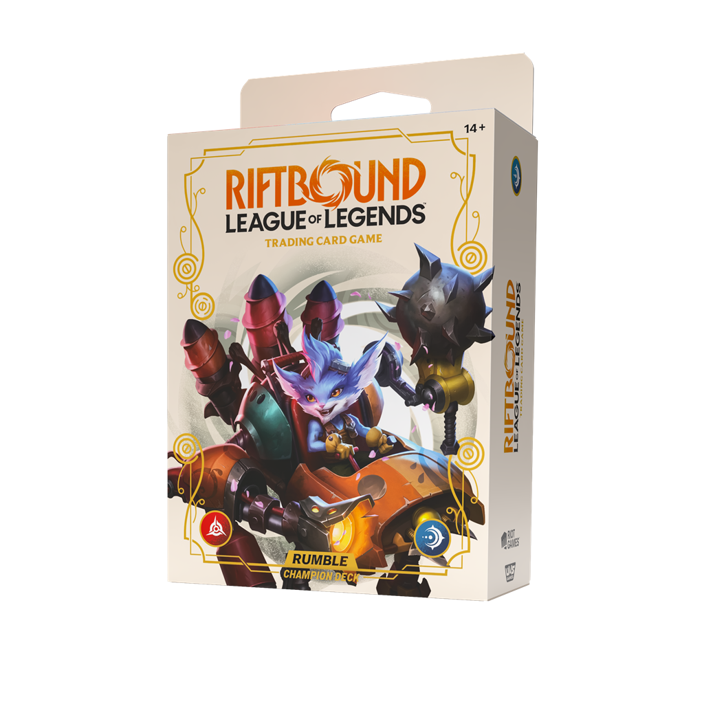 Riftbound: League of Legends TCG - Spiritforged Champion Deck - Rumble Englisch ab 27.02.2026