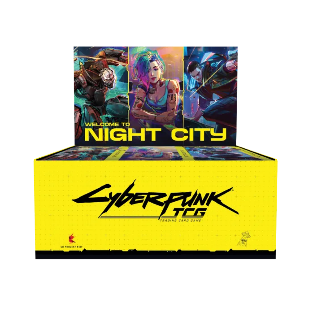 Cyberpunk TCG - Welcome To Night City - Booster Display (24 Packs) Englisch ab 15.10.2026