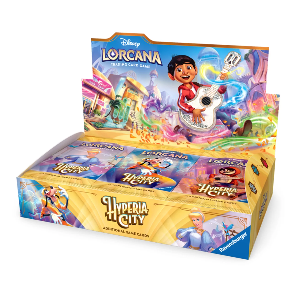 Disney Lorcana - Hyperia City ! Booster Display (24 Packs) Englisch ab 23.10.2026