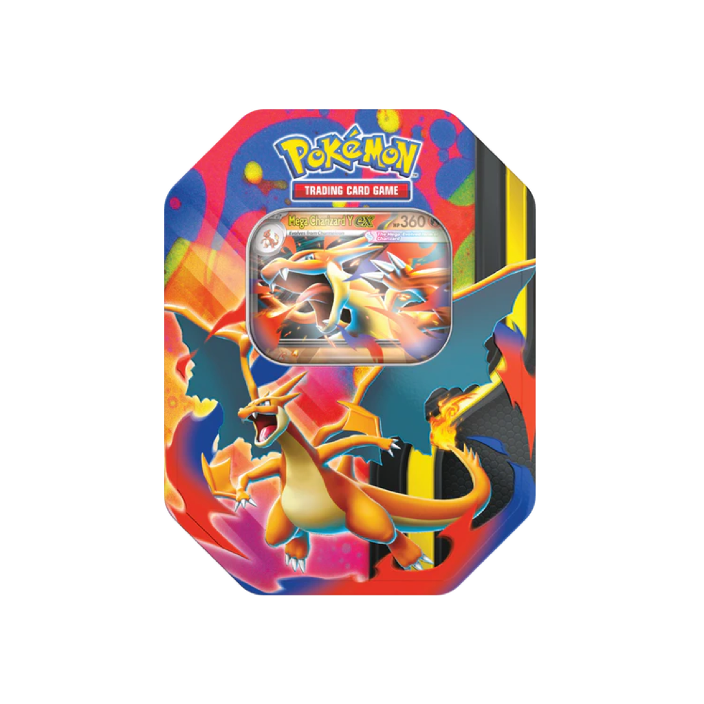 Pokemon Mega Charizard Y ex Tin (4 Booster) Englisch