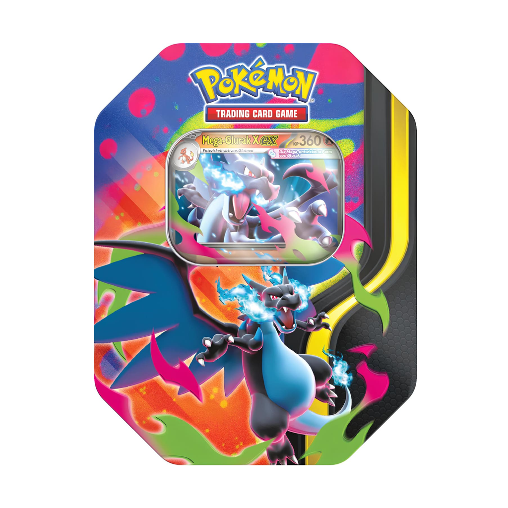 Pokemon Mega-Glurak X-ex Tin Deutsch