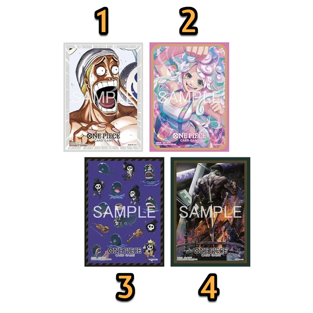 One Piece Card Game - Official Sleeves Vol. 14 / 4 verschiedene Motive