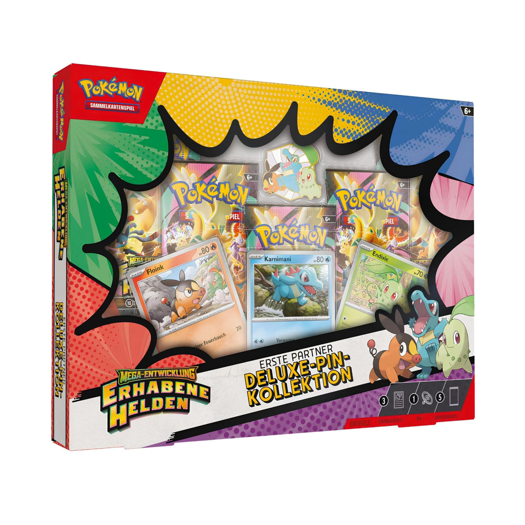 Pokemon Mega Entwicklung - Erhabene Helden - Deluxe-Pin-Kollektion Deutsch