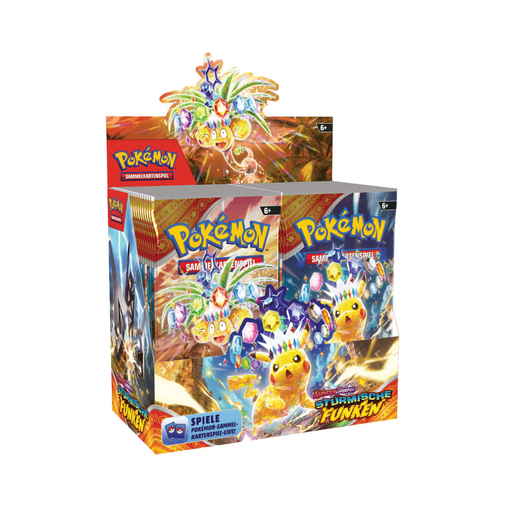 Pokemon Karmesin & Purpur - Stürmische Funken Display Deutsch