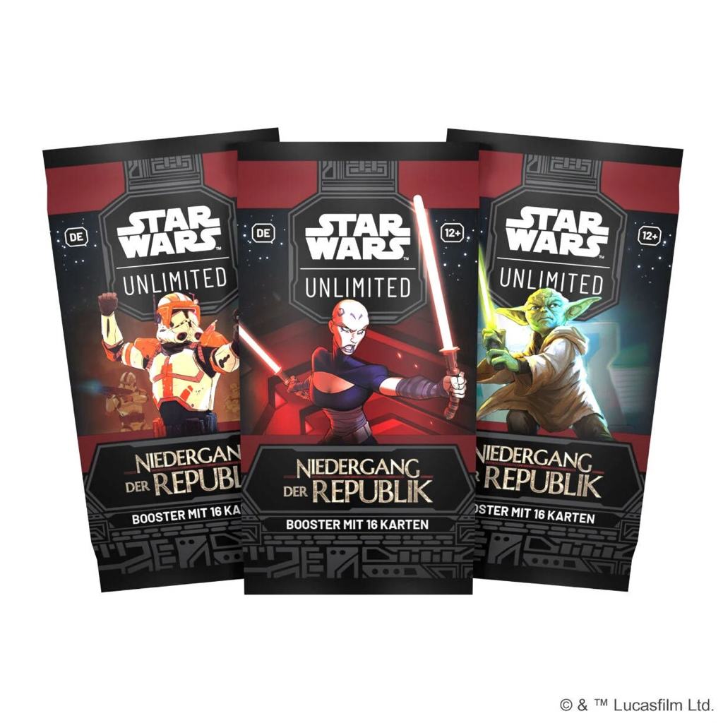 FFG - Star Wars: Unlimited - Niedergang der Republik Booster Deutsch