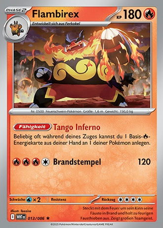 Weisse Flammen - Pokemon & Trainerkarten