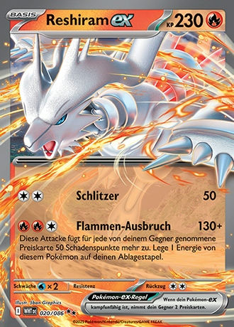Weisse Flammen - Pokemon & Trainerkarten