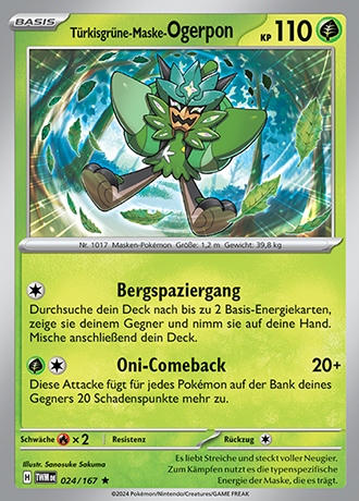 Maskerade im Zwielicht - Pokemon & Trainerkarten - Reverse Holo