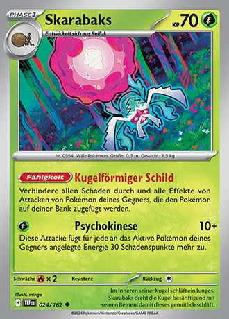 Gewalten der Zeit - Pokemon & Trainerkarten