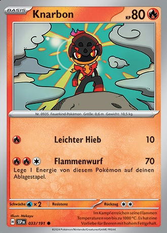 Stürmische Funken - Pokemon & Trainerkarten