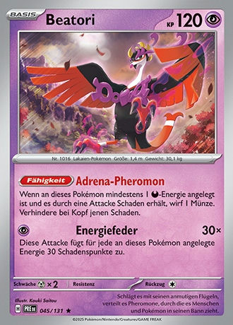 Prismatische Entwicklungen - Pokemon & Trainerkarten