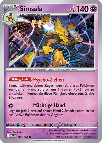 Mega Entwicklung - Pokemon & Trainerkarten - Reverse Holo
