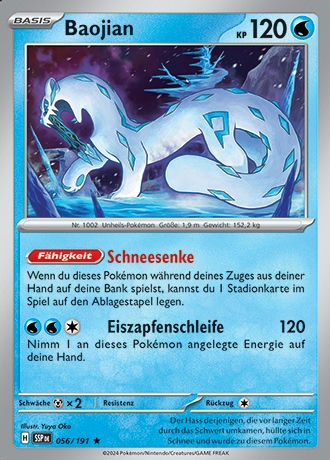 Stürmische Funken - Pokemon & Trainerkarten