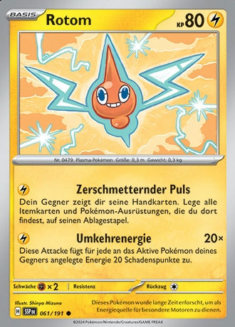 Stürmische Funken - Pokemon & Trainerkarten