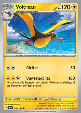 Stürmische Funken - Pokemon & Trainerkarten