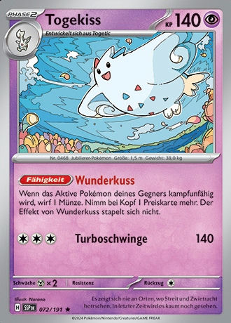 Stürmische Funken - Pokemon & Trainerkarten