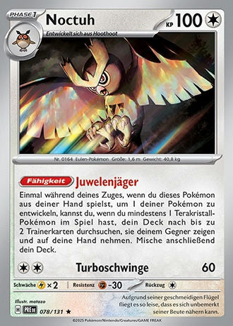 Prismatische Entwicklungen - Pokemon & Trainerkarten
