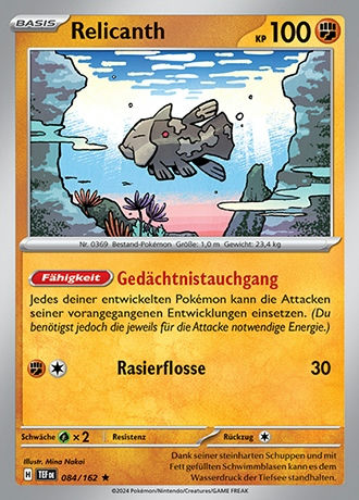 Gewalten der Zeit - Pokemon & Trainerkarten