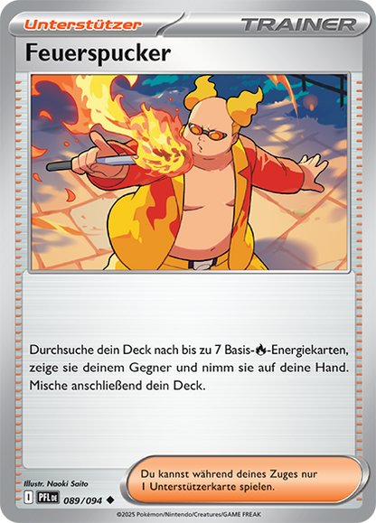 Fatale Flammen - Pokemon & Trainerkarten - Reverse Holo