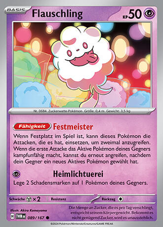 Maskerade im Zwielicht - Pokemon & Trainerkarten - Reverse Holo