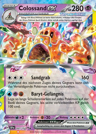 Stürmische Funken - Pokemon & Trainerkarten