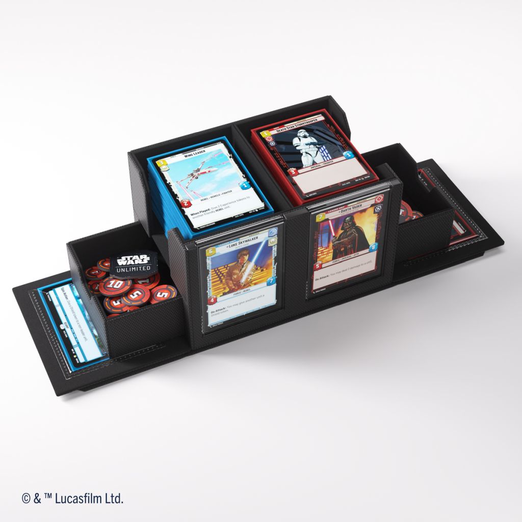 Gamegenic - Star Wars: Unlimited Double Deck Pod Black