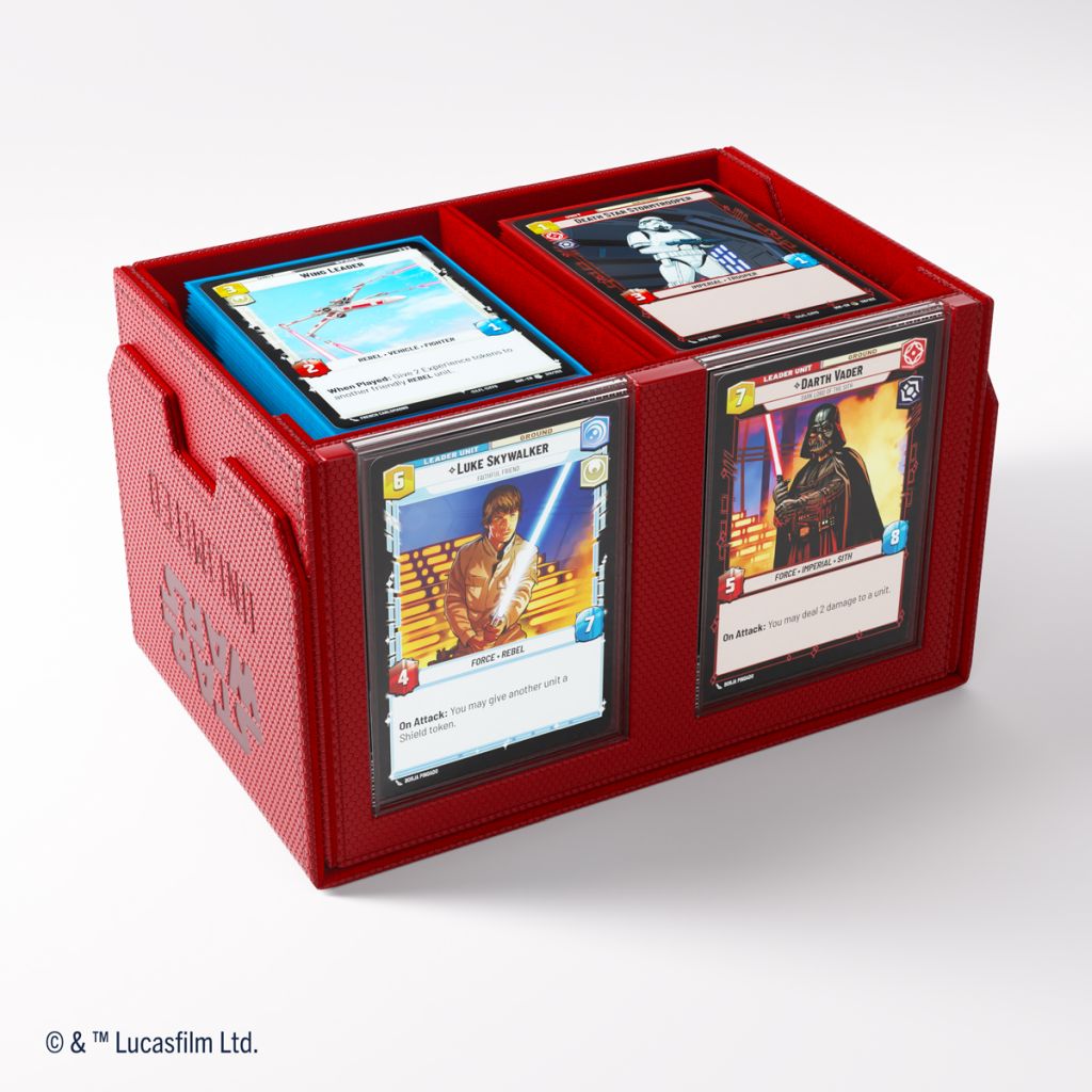 Gamegenic - Star Wars: Unlimited Double Deck Pod Red