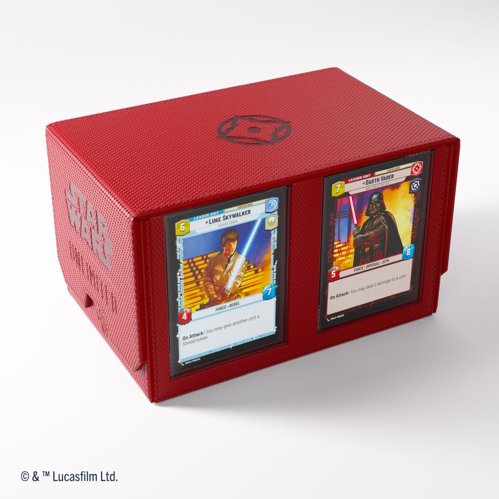 Gamegenic - Star Wars: Unlimited Double Deck Pod Red