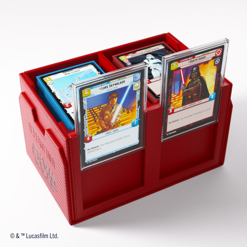 Gamegenic - Star Wars: Unlimited Double Deck Pod Red