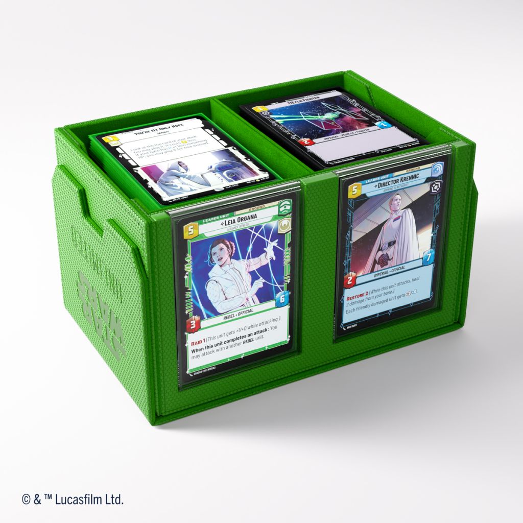 Gamegenic - Star Wars: Unlimited Double Deck Pod Green