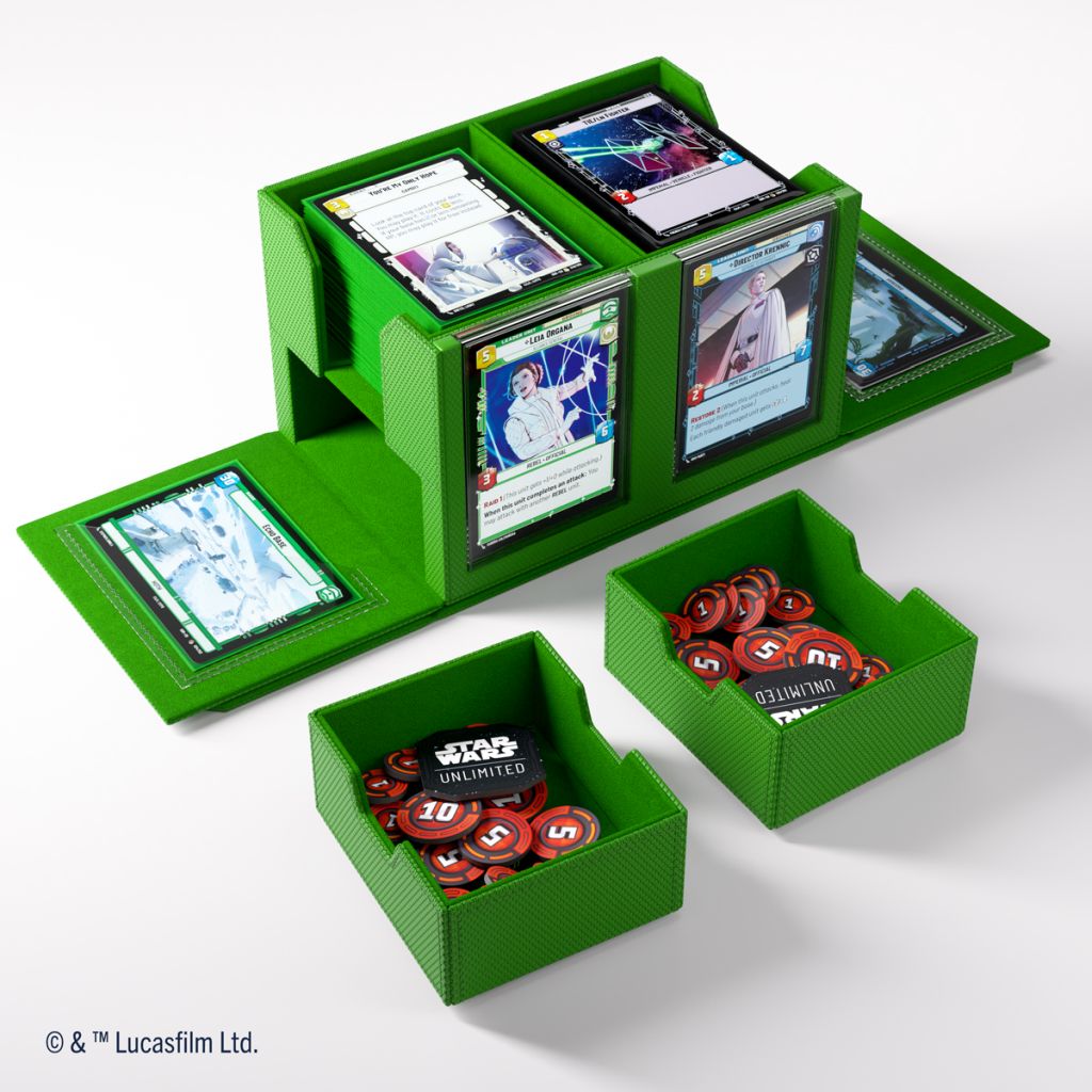 Gamegenic - Star Wars: Unlimited Double Deck Pod Green