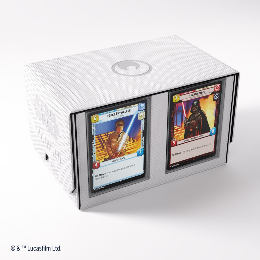 Gamegenic - Star Wars: Unlimited Double Deck Pod White / Black