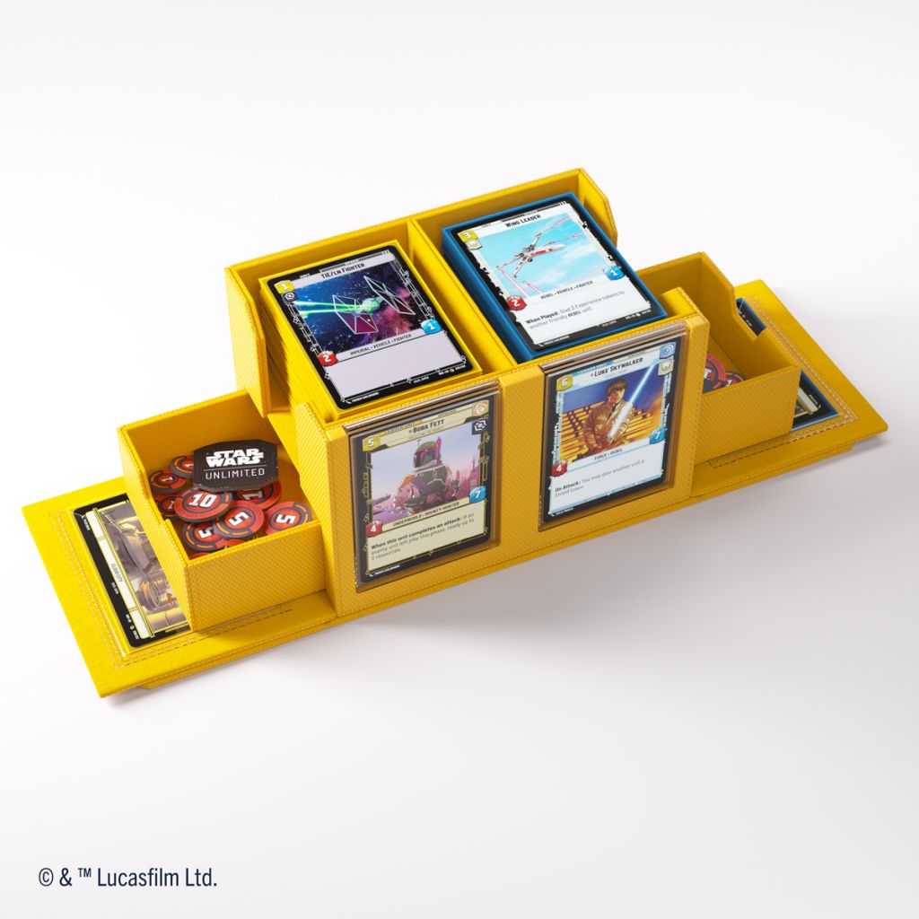 Gamegenic - Star Wars: Unlimited Double Deck Pod Yellow