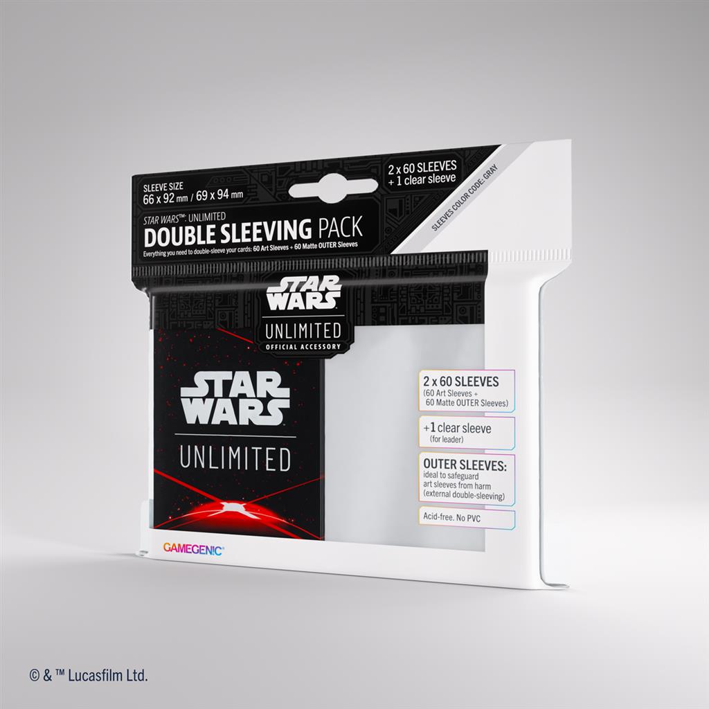 Gamegenic - Star Wars: Unlimited Art Sleeves Double Sleeving Pack - Space Red