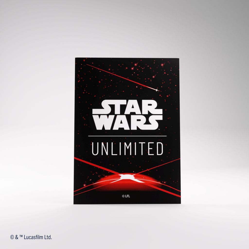 Gamegenic - Star Wars: Unlimited Art Sleeves Double Sleeving Pack - Space Red