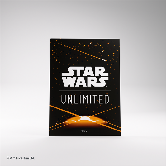 Gamegenic - Star Wars: Unlimited Art Sleeves - Card Back Orange ab 14.03.2025