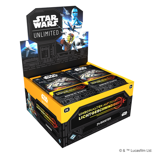 FFG - Star Wars: Unlimited - Umschalten auf Lichtgeschwindigkeit Booster Display (24 Booster) - Deutsch ab 14.03.2025