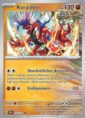 Stürmische Funken - Pokemon & Trainerkarten