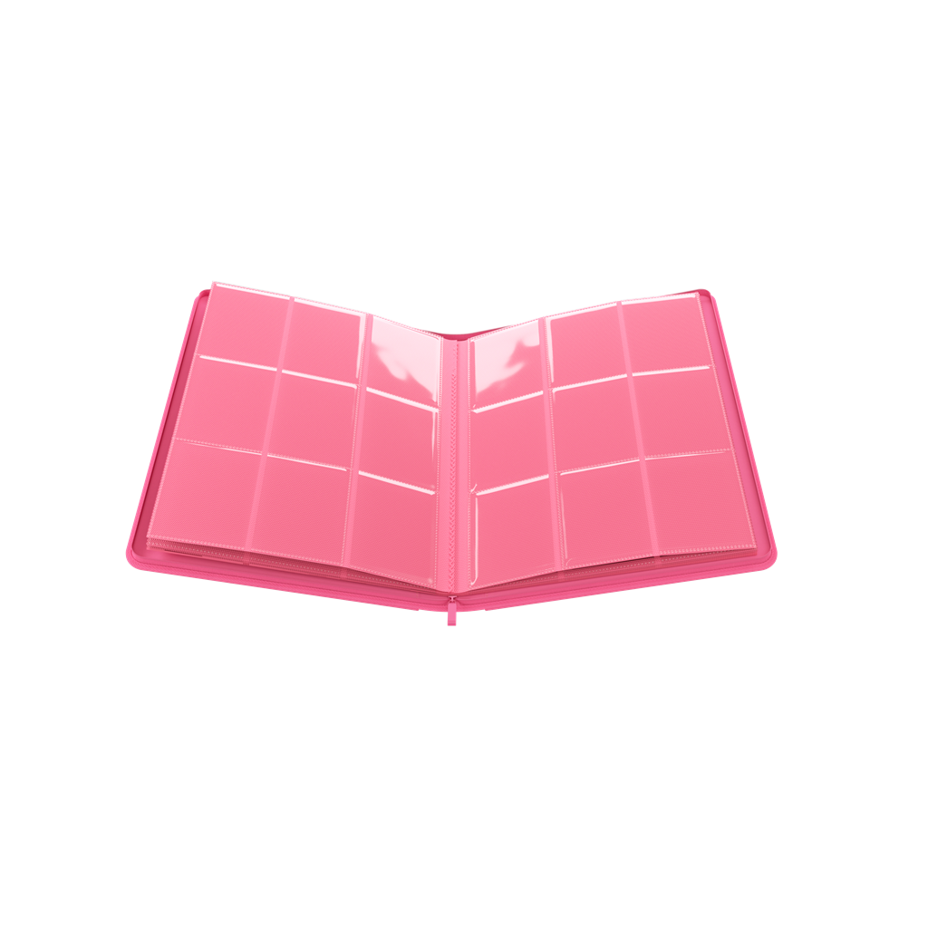 Gamegenic - Zip Up Album - 18 Pocket Binder Pink - 360 Karten