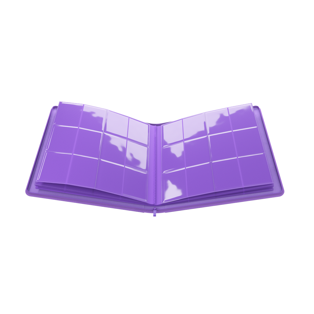 Gamegenic - Zip Up Album - 24 Pocket Binder Purple / Lila - 480 Karten