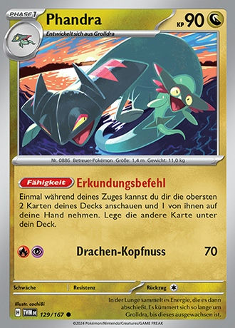 Maskerade im Zwielicht - Pokemon & Trainerkarten - Reverse Holo