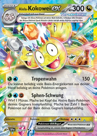 Stürmische Funken - Pokemon & Trainerkarten