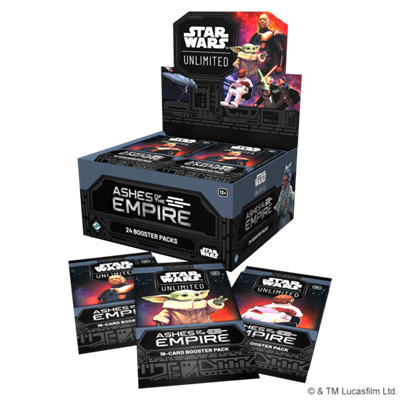 FFG - Star Wars: Unlimited - Ashes of the Empire Booster Display (24 Booster) - Englisch ab 10.07.2026