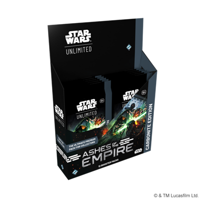 FFG - Star Wars: Unlimited - Ashes of the Empire Carbonite Booster Display (12 Booster) - Englisch ab 10.07.2026