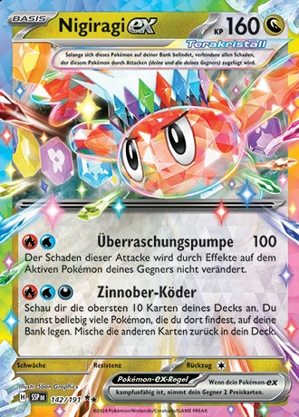 Stürmische Funken - Pokemon & Trainerkarten