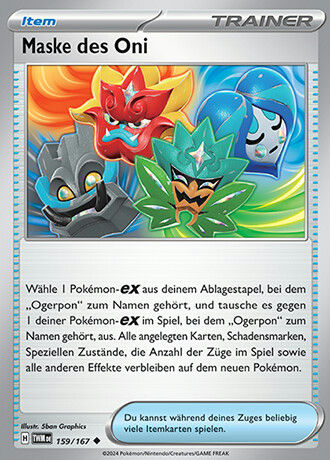 Maskerade im Zwielicht - Pokemon & Trainerkarten - Reverse Holo