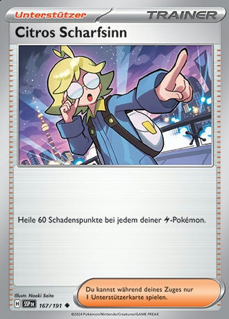 Stürmische Funken - Pokemon & Trainerkarten