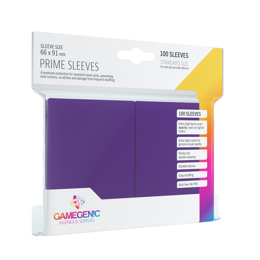 GAMEGENIC - Prime Sleeves Purple / Lila (100 Sleeves)