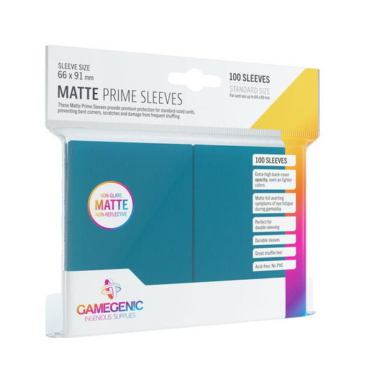 GAMEGENIC - Matte Prime Sleeves Blue / Blau (100 Sleeves)