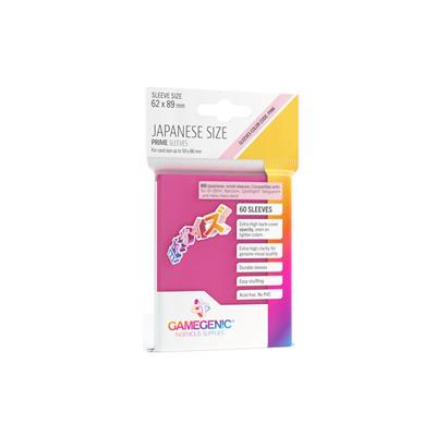 GAMEGENIC - Prime Japanese Sized Sleeves Pink (60 Sleeves)